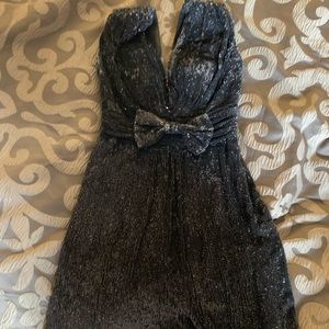 Basix II black sequin gorgeous mini dress